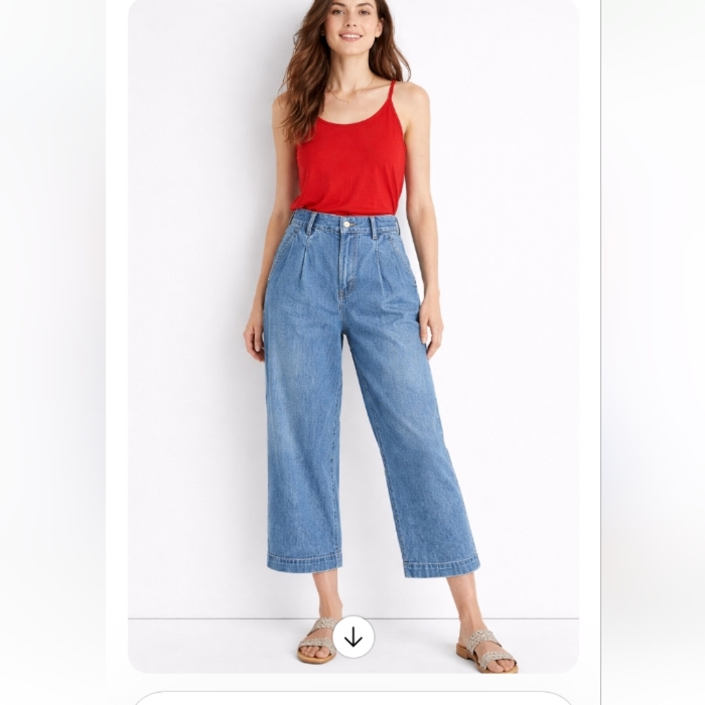Madewell Light Blue Wide-Leg Jeans